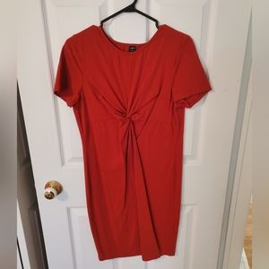 SHEIN Maternity Twist Front Solid Bodycon Dress Size XL